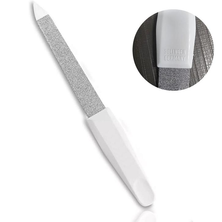 Excellent-Solingen Professionele Saffier Nagelvijl – Dubb., Sieraden, Tassen en Uiterlijk, Uiterlijk | Lichaamsverzorging, Nieuw