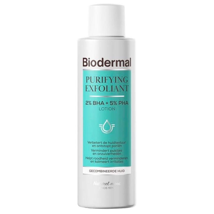 Biodermal Purifying Exfoliant 2% BHA + 5% PHA Lotion, Sieraden, Tassen en Uiterlijk, Uiterlijk | Gezichtsverzorging, Nieuw, Verzenden