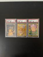 Pokémon - 3 Graded card - Pikachu, Alolan Exeggutor ex Foil, Nieuw