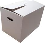 10 Verhuisdozen 48x32x33cm wit met autolock bodem, Verzenden