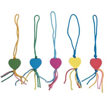 Fako Bijoux - Hartje Mix Geluksbrenger - Gelukshanger - beschikbaar voor biedingen