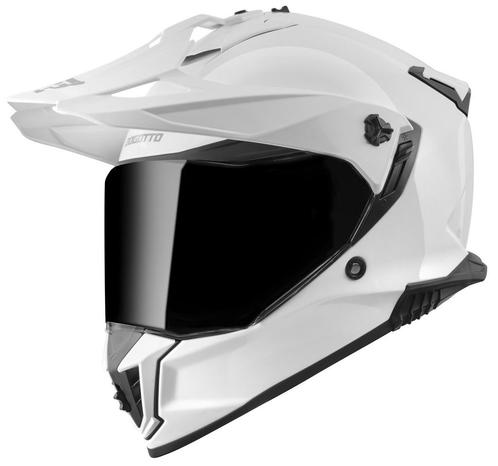 Bogotto FG-601 Wit Enduro Helm, Motoren, Kleding | Motorhelmen, Offroadhelm, Heren, XXL, Nieuw met kaartje, Overige merken, Verzenden