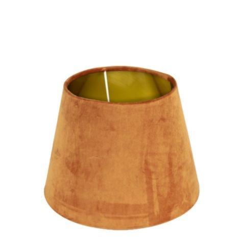 lampenkap fluweel oranje dia 25cm, Huis en Inrichting, Woonaccessoires | Overige, Verzenden