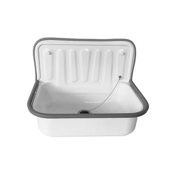 Uitstortgootsteen BWS Burton 50,5x33x37 cm Plaatstaal Glans beschikbaar voor biedingen