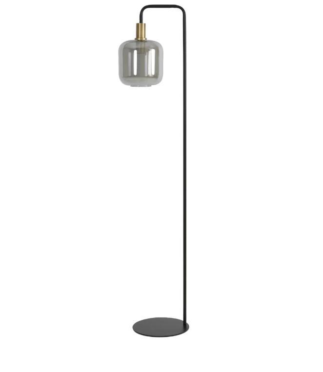 2dekans | Light & Living - Vloerlamp Lekar brons - 155 cm, Auto-onderdelen, Interieur en Bekleding, Ophalen of Verzenden