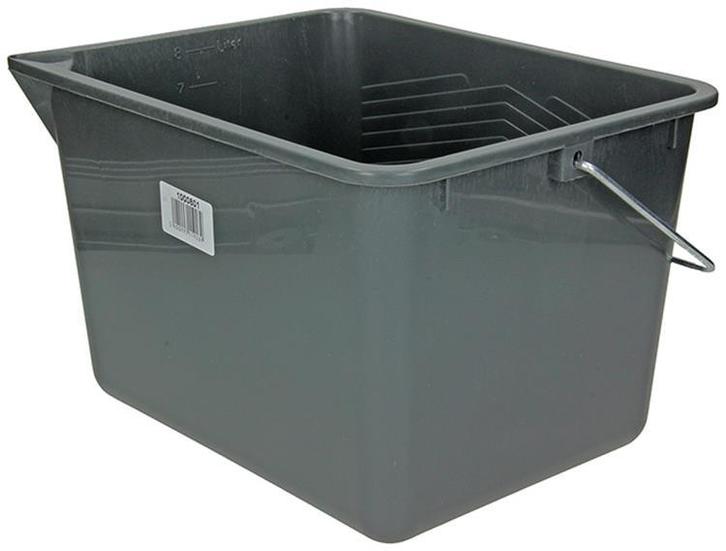 Anza Verfemmer grijs 8 liter met beugel en inhoudsindicatie, Doe-het-zelf en Verbouw, Schildersmaterialen, Nieuw, Ophalen of Verzenden