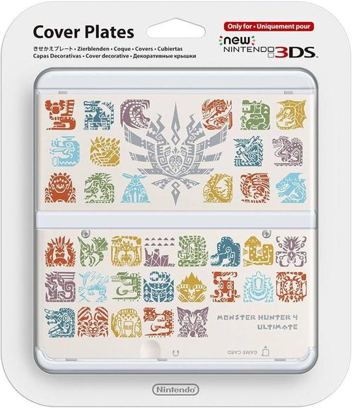 Nintendo New 3DS Cover Plates - Monster Huner 4: Ultimate/Wi, Spelcomputers en Games, Spelcomputers | Nintendo Portables | Accessoires
