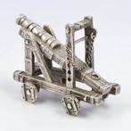 Rovaro - Middeleeuws Kanon - Miniatuur figuur - .925 zilver, Antiek en Kunst