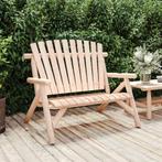 vidaXL Tuinbank 2-zits 119x85x98 cm massief vurenhout, Tuin en Terras, Verzenden, Nieuw, Hout