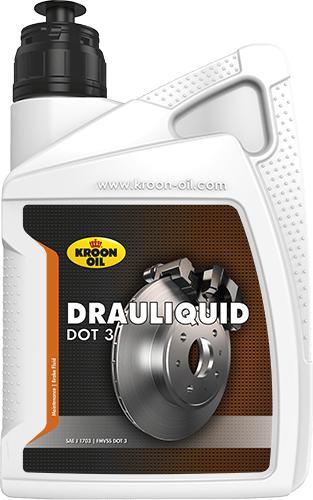Remvloeistof Kroon Oil Drauliquid Dot 3 5 Liter, Auto diversen, Onderhoudsmiddelen, Ophalen of Verzenden