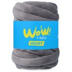Katia WOW Velvet - 503 Grijs - Jumbo Chenille Garen voor H, Ophalen of Verzenden, Nieuw
