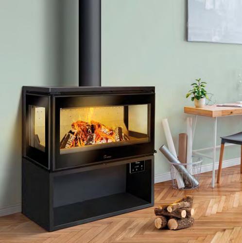 Lacunza Paris 7-13 kW houtkachel, Huis en Inrichting, Kachels, Houtkachel, Vrijstaand, Nieuw, Hout