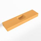 MONDIAZ LEX Ocher vrijhangende solid surface wastafel 120cm., Ophalen of Verzenden, Nieuw, Overige typen