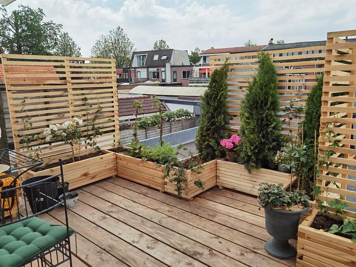 Volume korting 20%! Prettige plantenbakken met klimrekken!, Tuin en Terras, Bloembakken en Plantenbakken, 60 cm of meer, 100 cm of meer