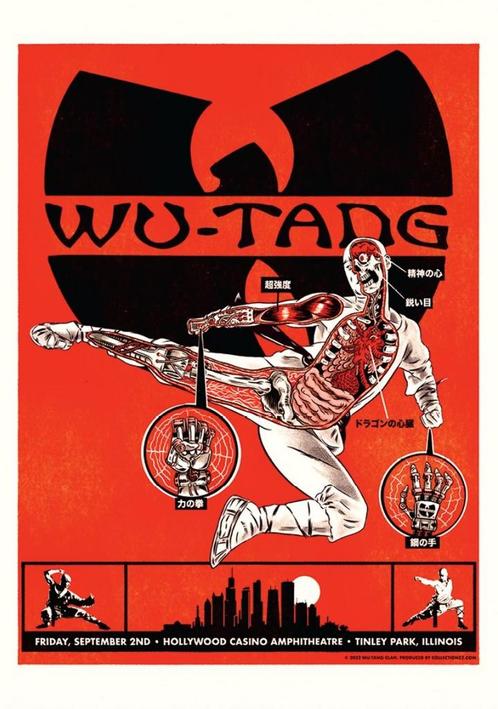 Posters - Poster Wu-Tang Clan - Hollywood Casino, Verzamelen, Muziek, Artiesten en Beroemdheden, Zo goed als nieuw, Verzenden