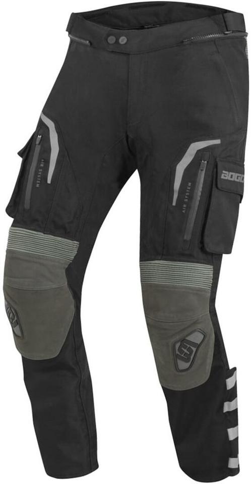 Bogotto Explorer-Z Waterproof Black Green Leather / Textile, Motoren, Kleding | Motorkleding, Heren, Nieuw met kaartje, Broek | textiel