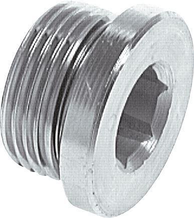 Plug M12 X 1.5 Staal NBR met Binnenzeskant 400bar [2 Stuks], Doe-het-zelf en Verbouw, Overige Doe-het-zelf en Verbouw, Nieuw, Verzenden