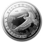 Barbados Caribbean Pelican - 1 oz 2021 (10.000 oplage), Postzegels en Munten, Munten | Amerika, Verzenden, Midden-Amerika, Losse munt