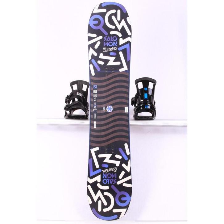 110 130 kinder snowboard SALOMON EL CAPITAN, FLAT/ROCKER, as, Sport en Fitness, Snowboarden, Board, Gebruikt, Verzenden