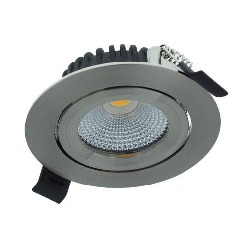 LED Dimbare inbouw spot 5W | Ø70mm | RVS, Huis en Inrichting, Lampen | Plafondlampen, Ophalen of Verzenden