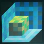 Victor Vasarely (1906-1997) - Tridim - C, Antiek en Kunst