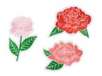Strijk Embleem Bloemen 3st, Hobby en Vrije tijd, Verzenden, Nieuw