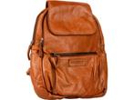 DSTRCT Harrington Road Leren Rugtas - Cognac, Verzenden, Zo goed als nieuw