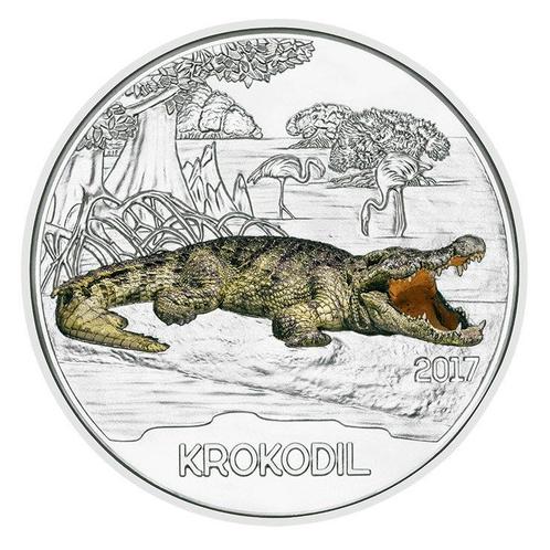 Oostenrijk 3 Euro Krokodil 2017, Postzegels en Munten, Munten | Europa | Euromunten, Verzenden