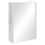 Spiegelkast Cuba 40 x 13 x 70 cm Hoogglans Wit Spiegelkast, Verzenden, Nieuw, Spiegelkast