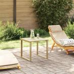vidaXL Tafel Naturel 50,5 x 50 x 46 cm Geïmpregneerd, Tuin en Terras, Verzenden, Nieuw