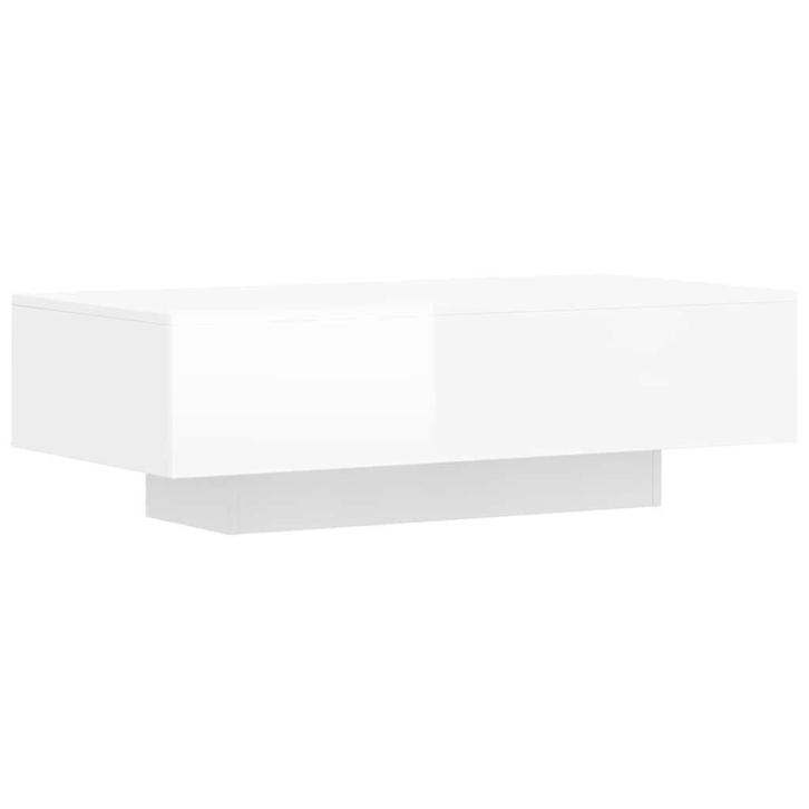 Salontafel Wit 100cm - Retourdeal - Stijlvol & Voordelig!, Huis en Inrichting, Tafels | Salontafels, 50 tot 100 cm, Rechthoekig