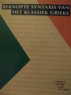 Beknopte syntaxis van het klassiek Grieks 9789050271011, Boeken, Zo goed als nieuw