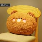 Kawaii Knuffel Kussen - Squish Pluche Kussen - Beertje, Verzenden, Nieuw