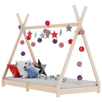 vidaXL Kinderbedframe massief grenenhout 80x160 cm beschikbaar voor biedingen