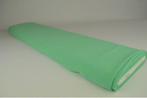 Mintgroen chiffon stof  - 15 of 50 meter rol, Hobby en Vrije tijd, Stoffen en Lappen, 120 cm of meer, Ophalen of Verzenden, Polyester
