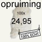 OPRUIMING I Schapenvacht I 100% ECHTE schapenvachten € 24,95, Huis en Inrichting, Nieuw, Ophalen of Verzenden