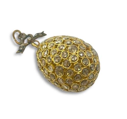 Hanger - 14 karaat Geel goud, Russische antieke 56K gouden, Sieraden, Tassen en Uiterlijk, Antieke sieraden