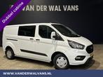 Ford Transit Custom 2.0 TDCI 130pk L2H1 Dubbele Cabine Euro6, Auto's, Bestelauto's, Wit, Nieuw, Ford, Handgeschakeld