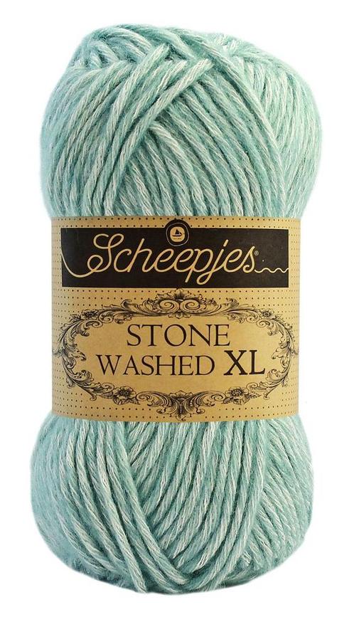 Scheepjes Stone Washed XL - 868 larimar - Katoen Garen, Hobby en Vrije tijd, Breien en Haken, Ophalen of Verzenden