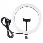 LED selfie ringlamp - Met telefoonhouder en controller, Ophalen of Verzenden, Nieuw