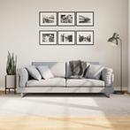 vidaXL Vloerkleed IZA laagpolig Scandinavisch 160x230 cm, Verzenden, Nieuw, Crème