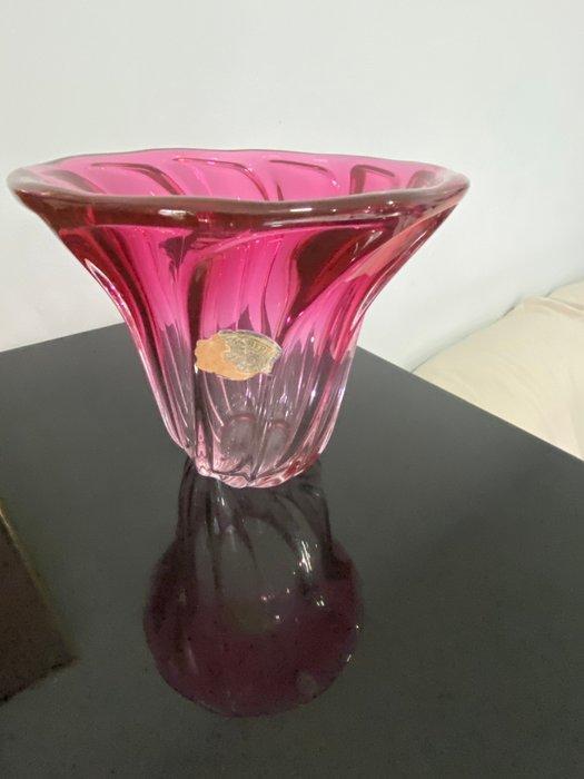 Val Saint Lambert - Bloempot - Kristal, Antiek en Kunst, Antiek | Glas en Kristal