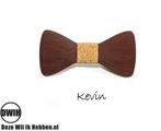Houten strik: Kevin, Kleding | Heren, Stropdassen, Verzenden, Nieuw