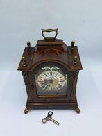 Bureauklok - Wuba - Hout, Messing, Glas - 1970-1980 -, Antiek en Kunst, Antiek | Klokken