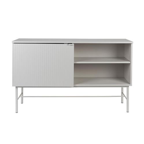 *WOONWINKEL* Beige Dressoir Met Ribbels, Huis en Inrichting, Kasten | Dressoirs, Nieuw, Verzenden