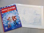 Suske en Wiske 344 - Originele halve pagina in schets - BRBS, Nieuw