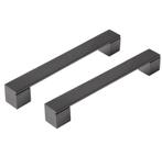 Differnz meubelgreep Tilburg 160 mm gunmetal 2 stuks, Doe-het-zelf en Verbouw, Hang- en Sluitwerk, Verzenden, Nieuw