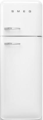 Smeg FAB30RWH6 retro jaren 50 koelkast - wit, 150 tot 200 liter, Verzenden, 60 cm of meer, Met aparte vriezer
