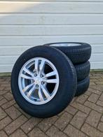 16” originele Mitsubishi velgen + zomerbanden 215/70R16 100H, Auto-onderdelen, Ophalen, 16 inch, Banden en Velgen, Personenwagen