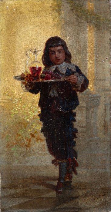 Hollandse School (XVIII) - Kamerheertje, Antiek en Kunst, Kunst | Schilderijen | Klassiek